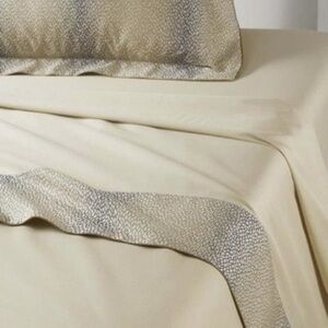 NIP Yves Delorme Ecrit de Loin Standard Pillowcases - Set of 2